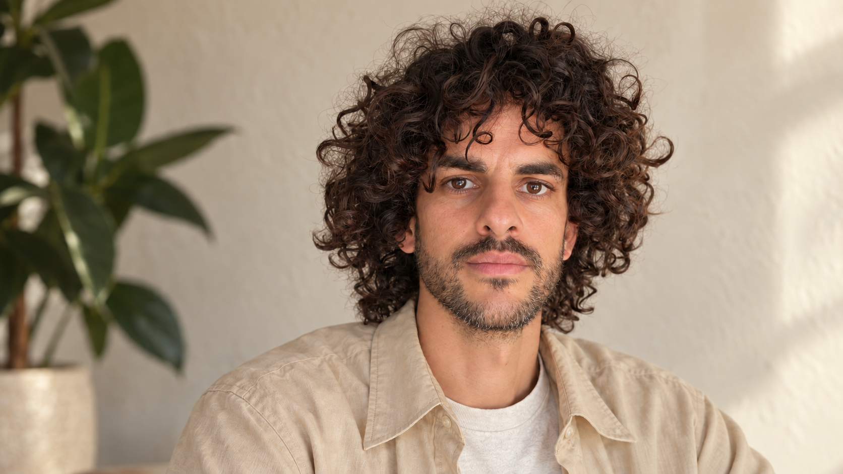 Portrait von Aaron Weber in warmem Tageslicht.